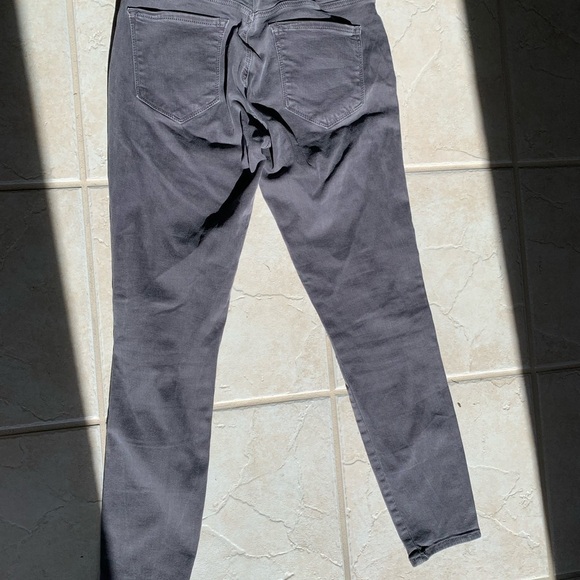 Zara Gray Sparkle Embellished Skinny Jeans Size 6 - Picture 7 of 11